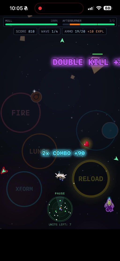 Kill Vector on portrait mobile